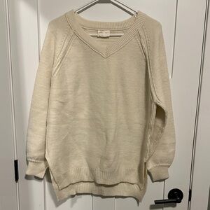Allie Rose Cream Knit Sweater